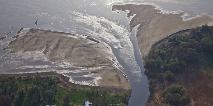 Luftbild Schussenmündung